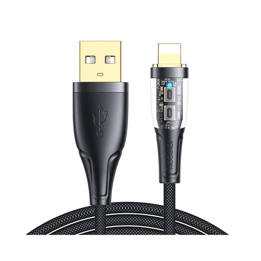 Cablu USB-A / Lightning / 2,4A / 1,2 m Joyroom S-UL012A3 (negru)