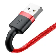 Baseus Cablu Cafule USB Lightning 2,4A 0,5m (roșu)