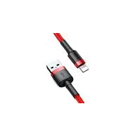 Baseus Cablu Cafule USB Lightning 2,4A 0,5m (roșu)