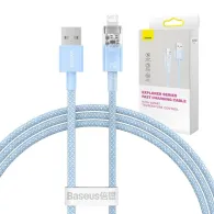 Baseus Explorer USB la Lightning cablu de încărcare rapidă 2.4A 1M (albastru)