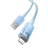 Baseus Explorer USB la Lightning cablu de încărcare rapidă 2.4A 1M (albastru)