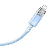 Baseus Explorer USB la Lightning cablu de încărcare rapidă 2.4A 1M (albastru)