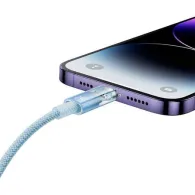 Baseus Explorer USB la Lightning cablu de încărcare rapidă 2.4A 1M (albastru)