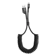 Baseus Spring Cablu Lightning 1m 2A (negru)