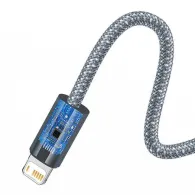 Cablu Baseus Dynamic USB to Lightning, 2.4A, 2m (gri)