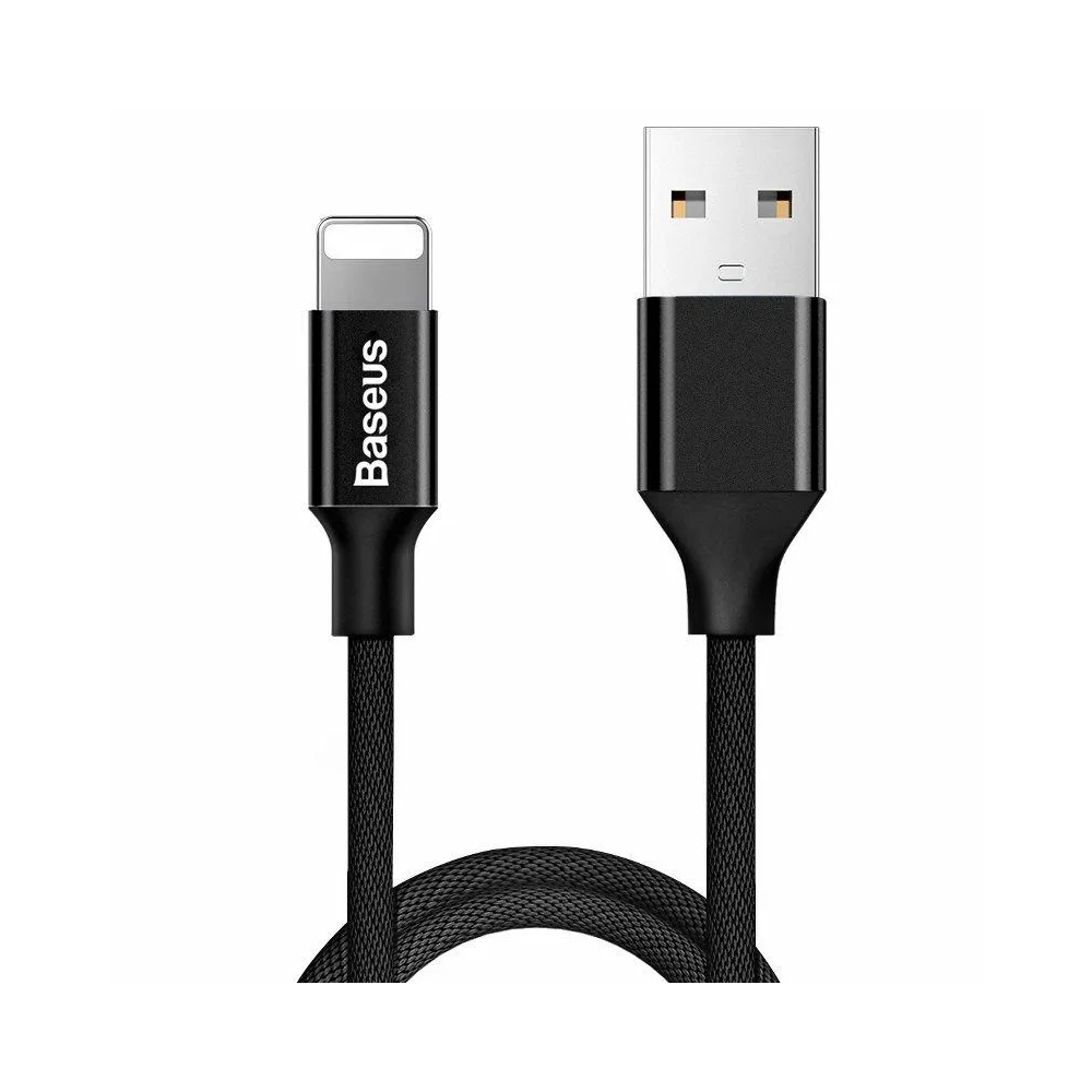 Cablu Baseus Yiven Lightning 1.2m 2A - czarny