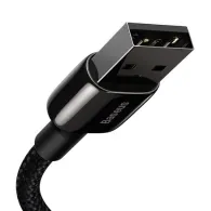 Cablu încărcare Baseus Tungsten Gold, USB la iPhone, 2.4A, 2m (negru)