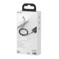 Cablu încărcare Baseus Tungsten Gold, USB la iPhone, 2.4A, 2m (negru)