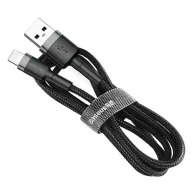 Cablu Lightning USB Baseus Cafule 1,5A 2m (szaro-czarny)