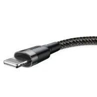 Cablu Lightning USB Baseus Cafule 1,5A 2m (szaro-czarny)