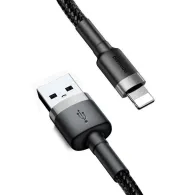Cablu Lightning USB Baseus Cafule 2A 3m (szaro-czarny)