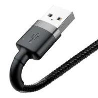 Cablu Lightning USB Baseus Cafule 2A 3m (szaro-czarny)