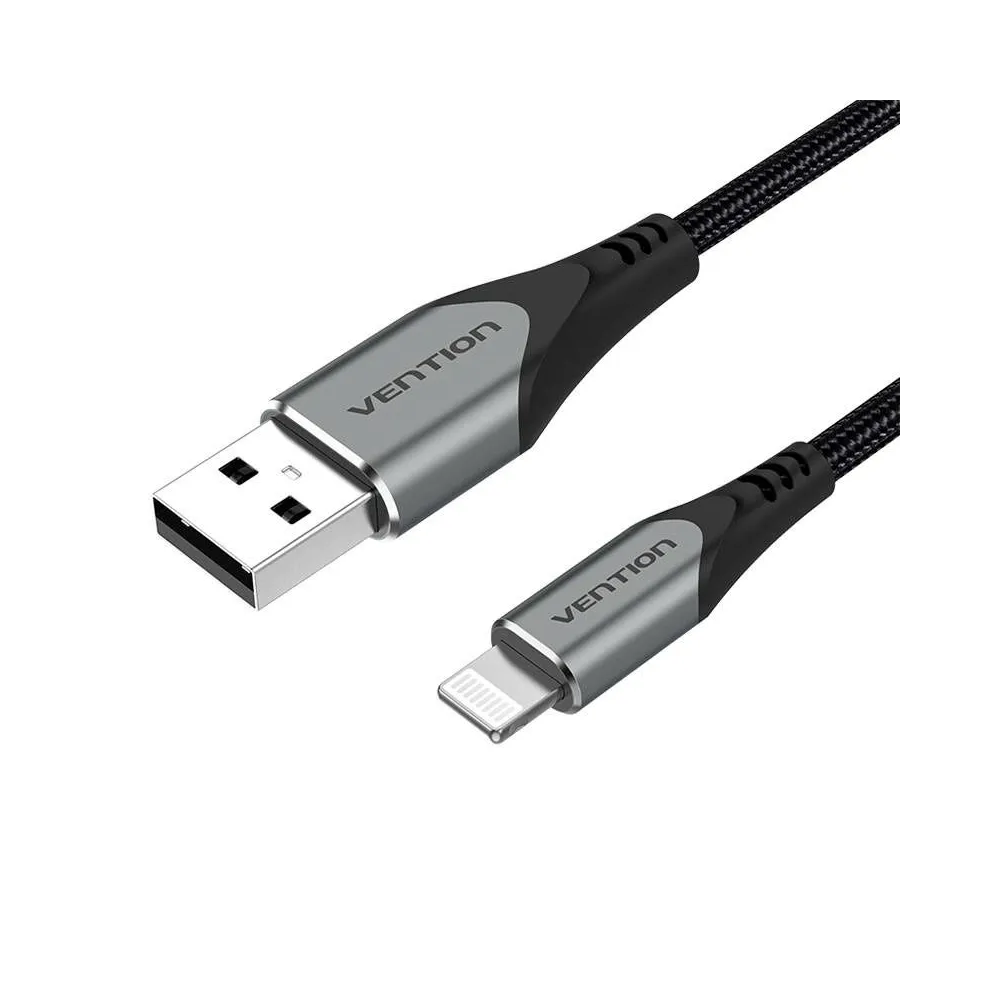 Cablu USB 2.0 do Lightning Vention LABHF, 1m (szary)