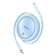 Cablu USB Baseus Free2Pull USB-C la iP 20W 1m (albastru)