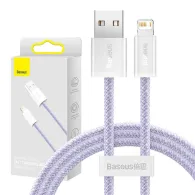 Cablu USB cu Lightning Baseus Dynamic 2, 2.4A, 1m (fioletowy)
