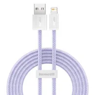 Cablu USB cu Lightning Baseus Dynamic 2, 2.4A, 2m (fioletowy)