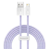 Cablu USB cu Lightning Baseus Dynamic 2, 2.4A, 2m (fioletowy)