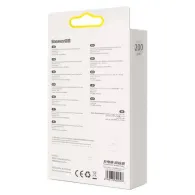 Cablu USB la Lightning Baseus Crystal Shine, 2.4A, 2m (niebieski)