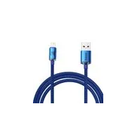 Cablu USB la Lightning Baseus Crystal Shine, 2.4A, 2m (niebieski)