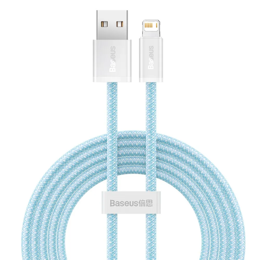 Cablu USB la Lightning Baseus Dynamic, 2.4A, 2m (albastru)