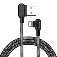 Cablu USB la Lightning, Mcdodo CA-4673, în unghi, 1,8 m (negru)