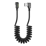 Cablu USB la Lightning, Mcdodo CA-7300, în unghi, 1,8 m (negru)