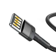 Cablu USB Lightning (reversibil) Baseus Cafule 1.5A 2m (gri/negru)