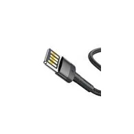Cablu USB Lightning (reversibil) Baseus Cafule 1.5A 2m (gri/negru)
