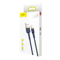 Cablu USB Lightning Baseus Cafule 1.5A 2m (auriu și albastru marin)