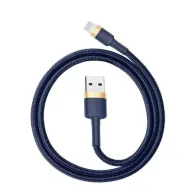 Cablu USB Lightning Baseus Cafule 1.5A 2m (auriu și albastru marin)