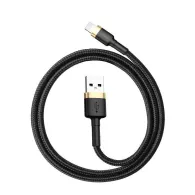 Cablu USB Lightning Baseus Cafule 2.4A 1m (auriu/negru)