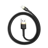 Cablu USB Lightning Baseus Cafule 2.4A 1m (auriu/negru)
