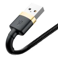 Cablu USB Lightning Baseus Cafule 2.4A 1m (auriu/negru)