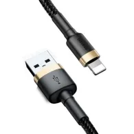 Cablu USB Lightning Baseus Cafule 2A 3m (auriu/negru)