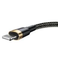 Cablu USB Lightning Baseus Cafule 2A 3m (auriu/negru)