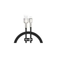 Cablu USB pentru Lightning Baseus Cafule, 2,4A, 0,25m (negru)