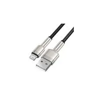 Cablu USB pentru Lightning Baseus Cafule, 2,4A, 0,25m (negru)