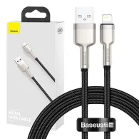 Cablu USB pentru Lightning Baseus Cafule, 2,4A, 1m (negru)