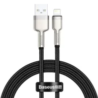 Cablu USB pentru Lightning Baseus Cafule, 2,4A, 1m (negru)