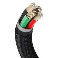 Cablu USB pentru Lightning Baseus Cafule, 2,4A, 1m (negru)