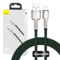 Cablu USB pentru Lightning Baseus Cafule, 2,4A, 1m (verde)