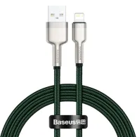 Cablu USB pentru Lightning Baseus Cafule, 2,4A, 1m (verde)