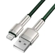Cablu USB pentru Lightning Baseus Cafule, 2,4A, 1m (verde)