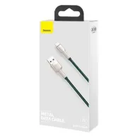Cablu USB pentru Lightning Baseus Cafule, 2,4A, 1m (verde)