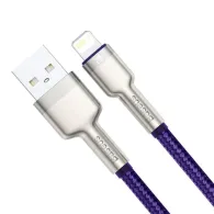 Cablu USB pentru Lightning Baseus Cafule, 2,4A, 1m (violet)