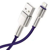 Cablu USB pentru Lightning Baseus Cafule, 2,4A, 1m (violet)
