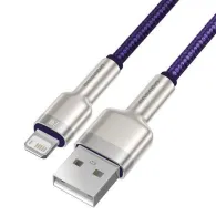 Cablu USB pentru Lightning Baseus Cafule, 2,4A, 1m (violet)