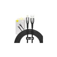 Cablu USB pentru Lightning Baseus Glimmer Series, 2,4A, 2 m (negru)