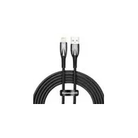 Cablu USB pentru Lightning Baseus Glimmer Series, 2,4A, 2 m (negru)