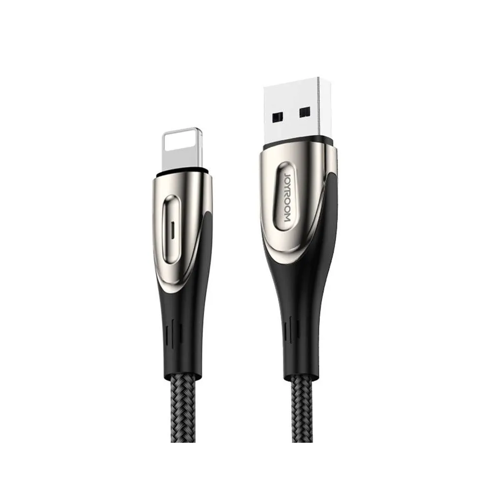 Cablu USB pentru Lightning Joyroom Sharp S-M411 2.4A, 3m (negru)